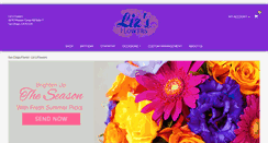 Desktop Screenshot of lizsflowers.com