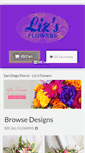 Mobile Screenshot of lizsflowers.com